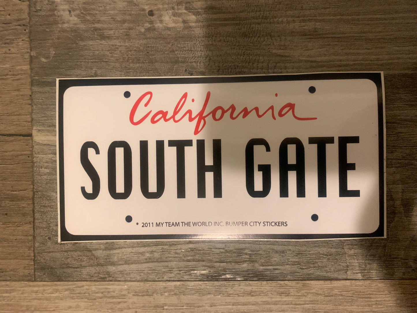 South Gate California Bumper Sticker