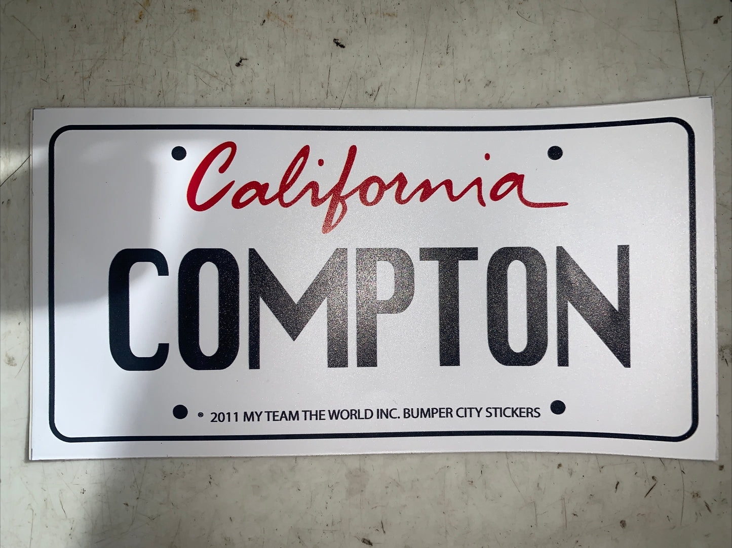 Compton California Bumper Sticker