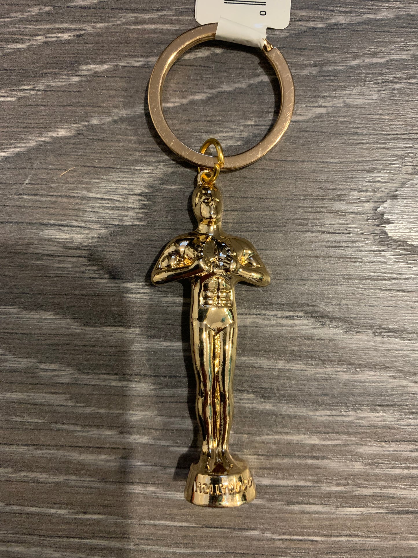 Oscar Trophy Metal Keychain