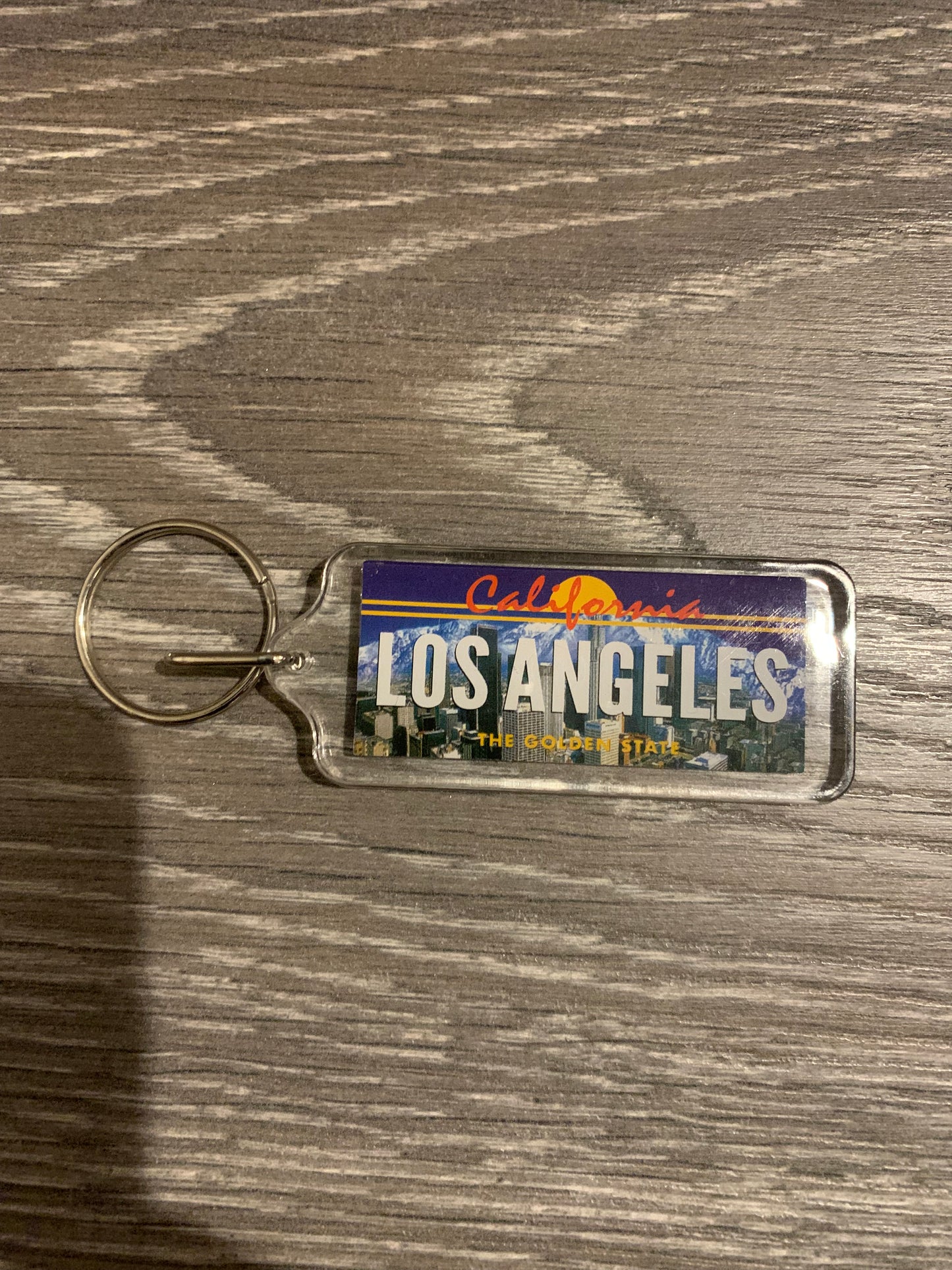 Los Angeles Plastic Keychain