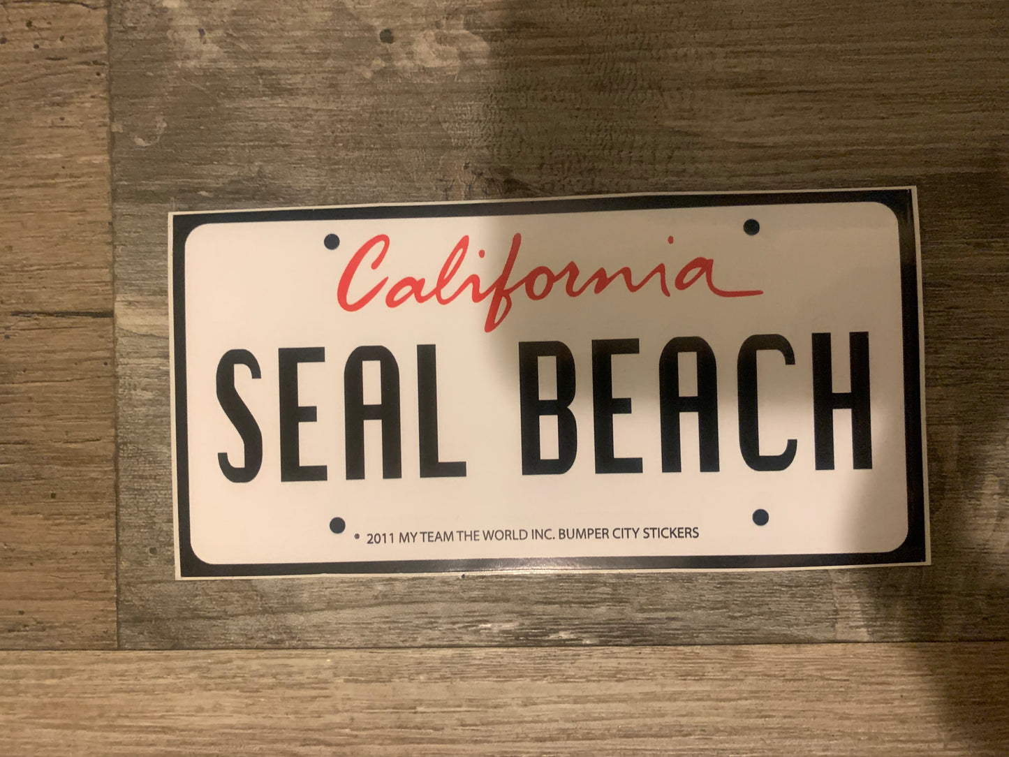 Seal Beach California Bumper Sticker