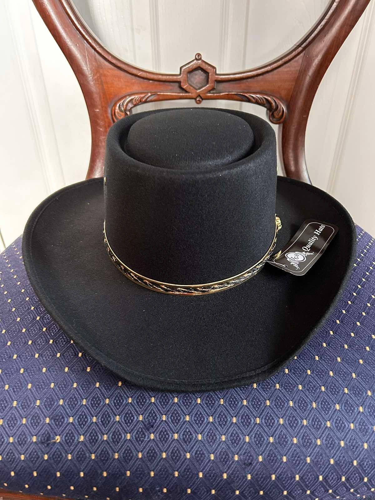 Western Cowboy Gambler Hat