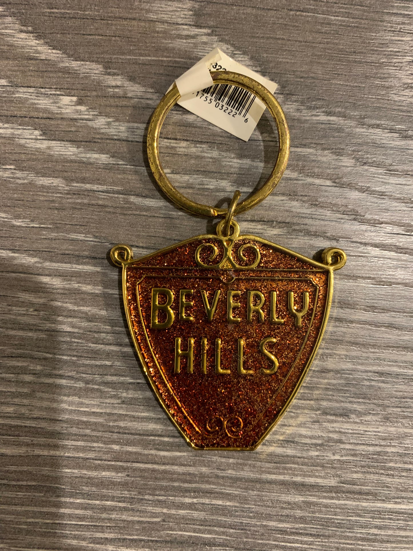 Beverly Hills Sign Metal Keychain
