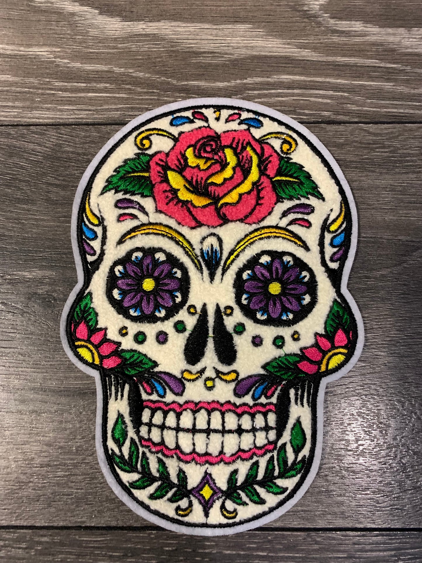 Iron on Patch Dia de Los Muertos