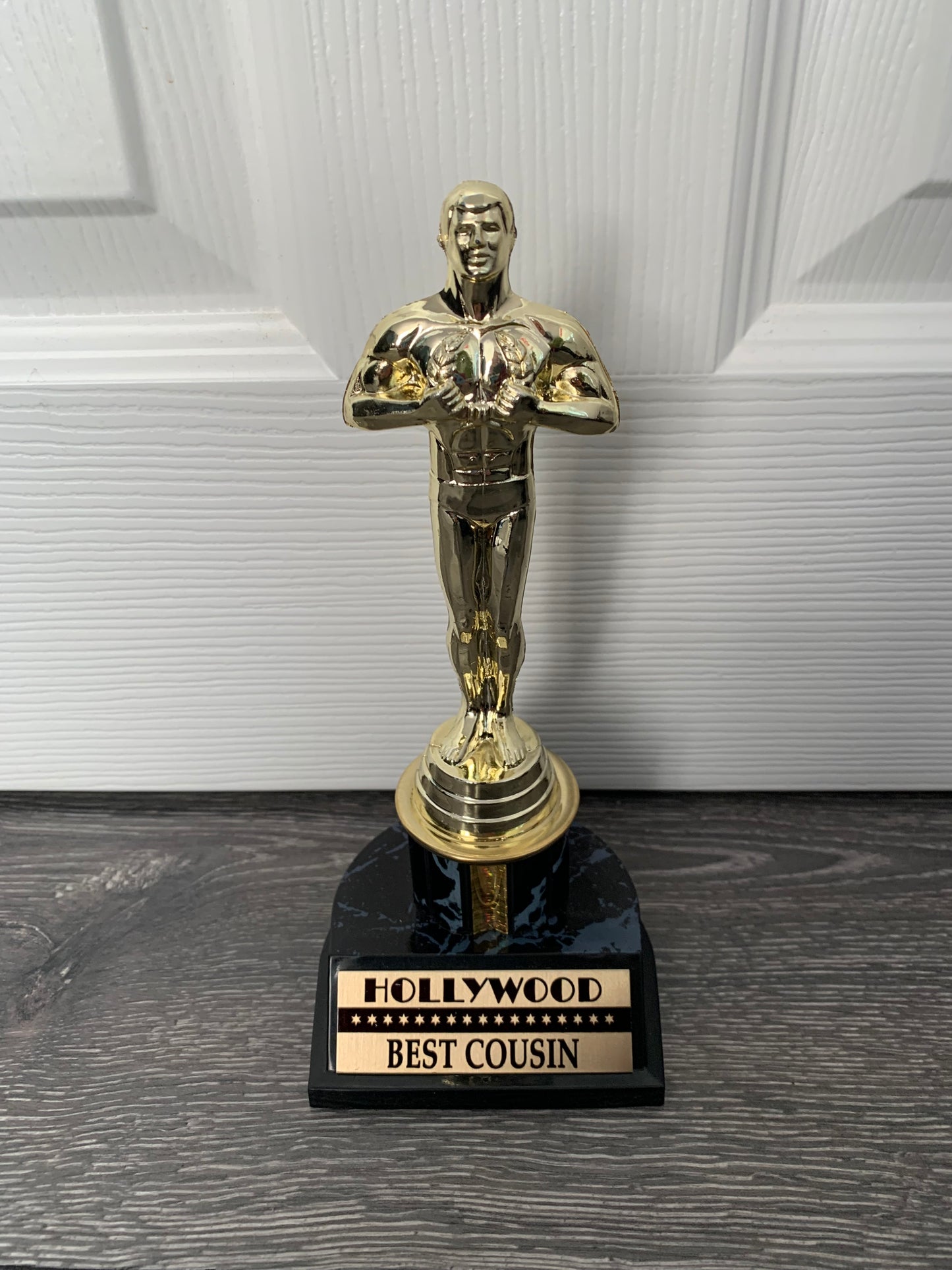 Oscar Hollywood Award Trophy Replica -Best Cousin