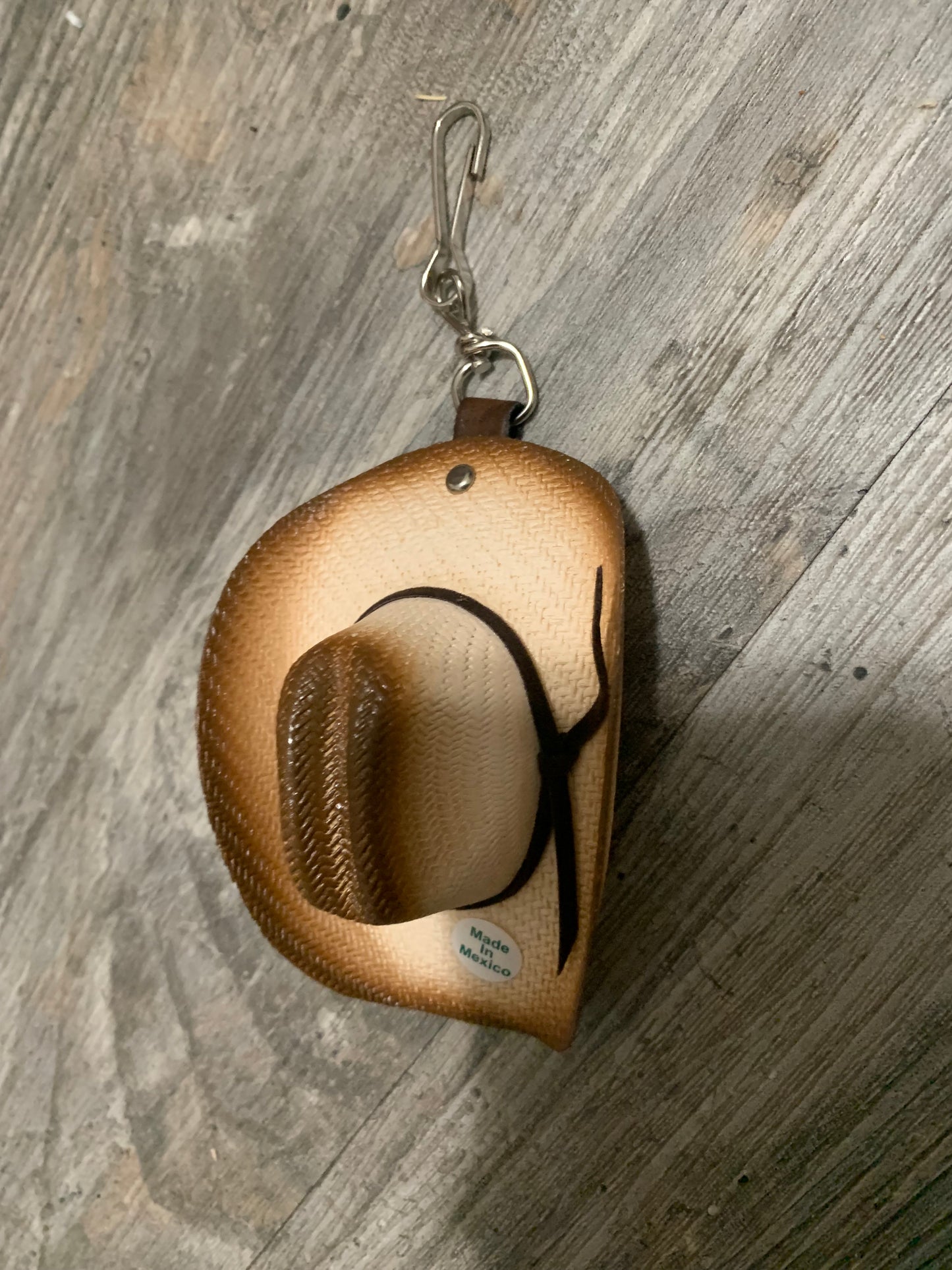 Key-chain Western Cowboy Straw Hat-Made in Mexico