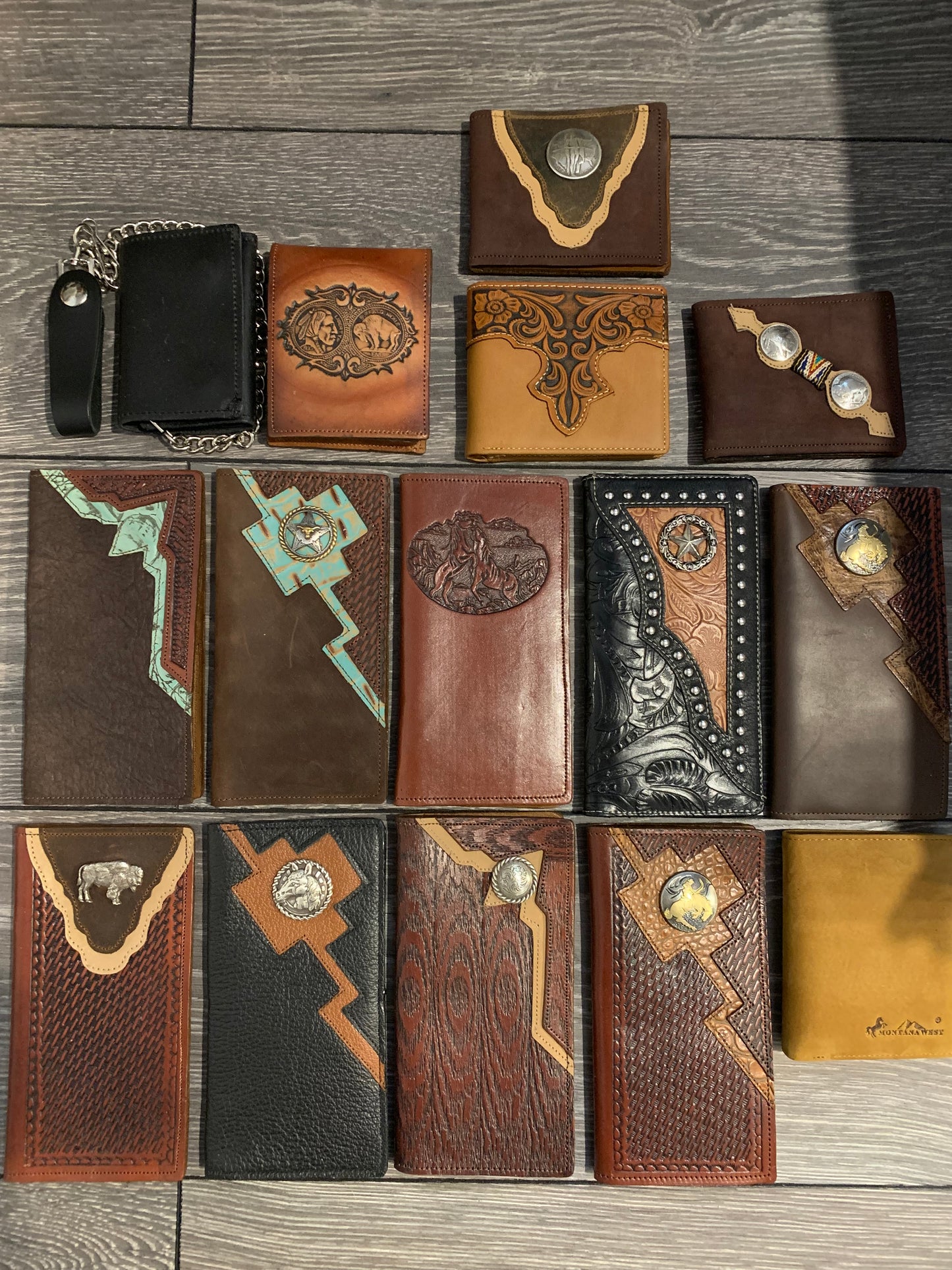Men’s Western Cowboy Wallet-Hand made in Texas