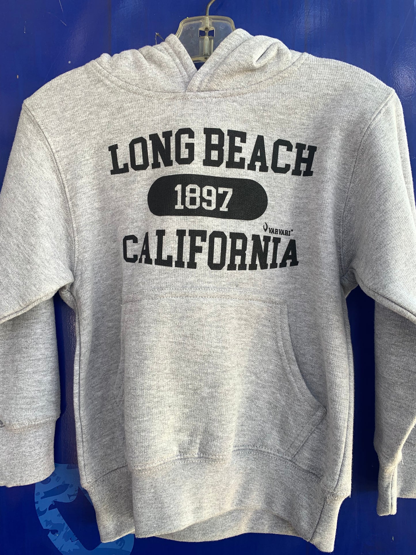 Long Beach 1897 Toddler/Kids Hoodie Heather Gray