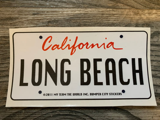 Long Beach California Bumper Sticker