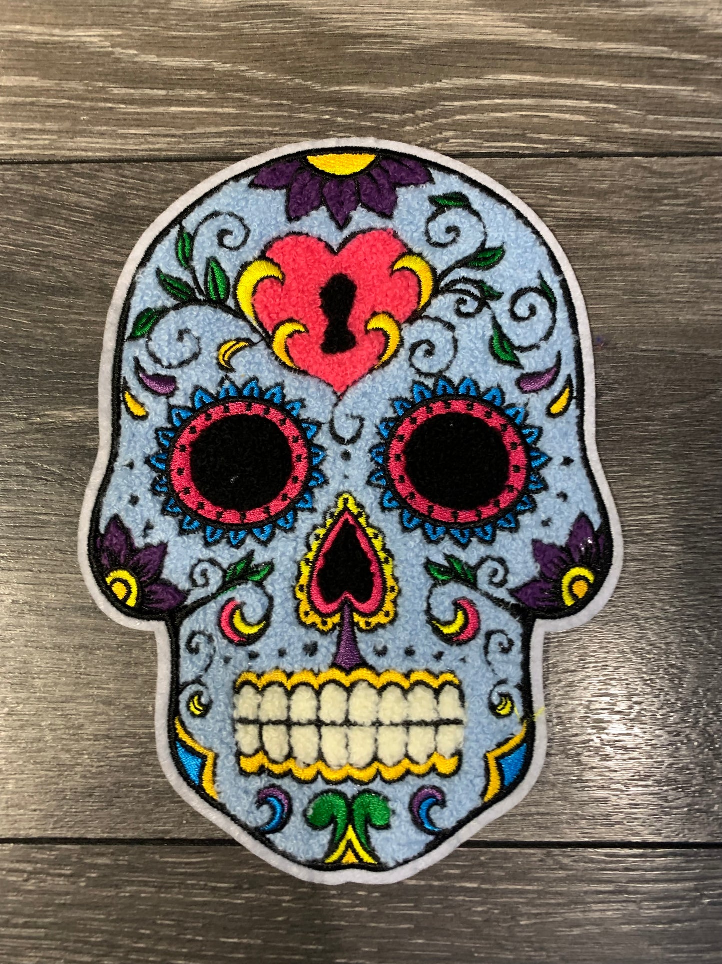 Iron on Patch Dia de Los Muertos