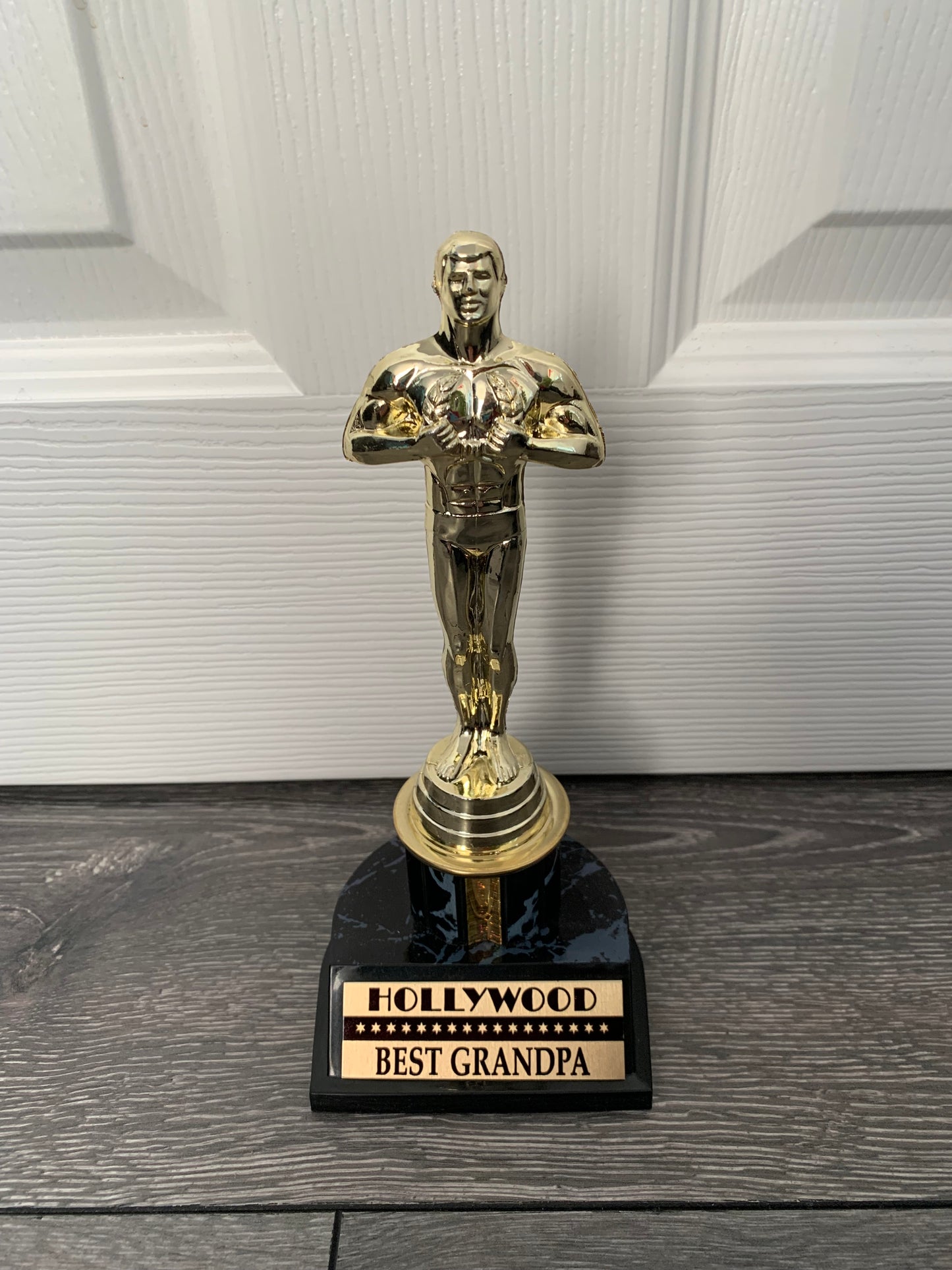 Oscar Hollywood Award Trophy Replica -Best Grandpa