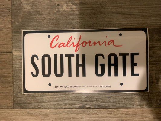 South Gate California Bumper Sticker