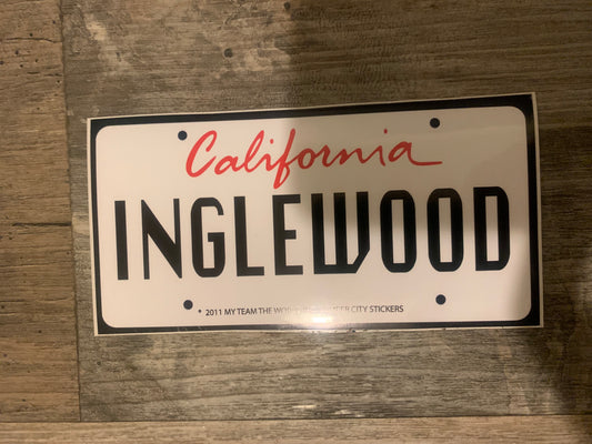Inglewood California Bumper Sticker