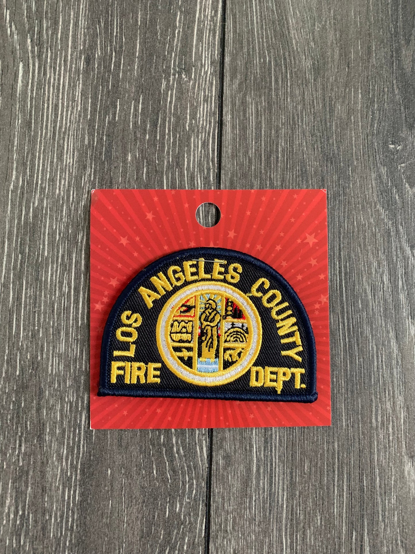 Iron on Patch-Los Angeles County Fire Department