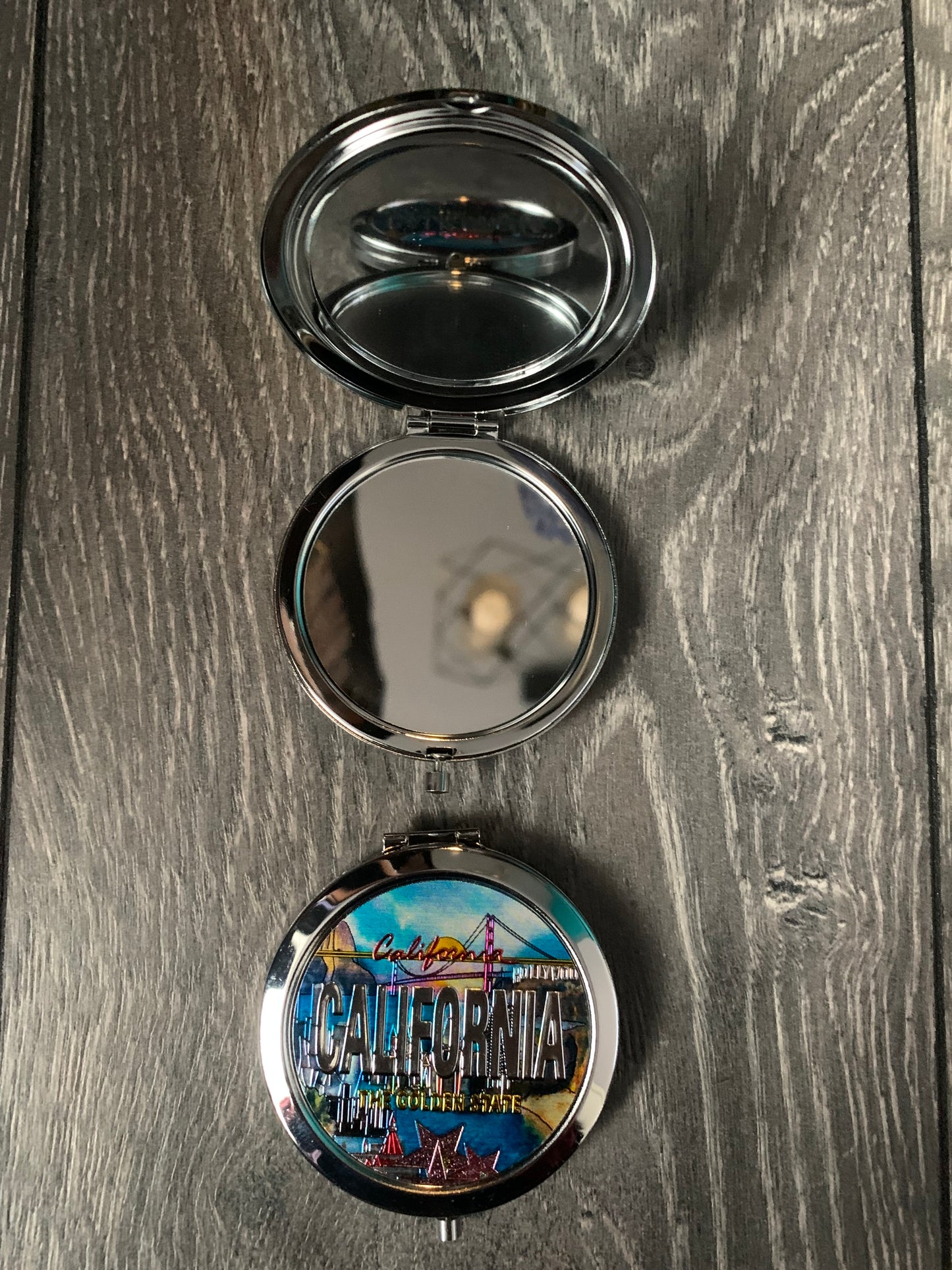 California pocket mirror