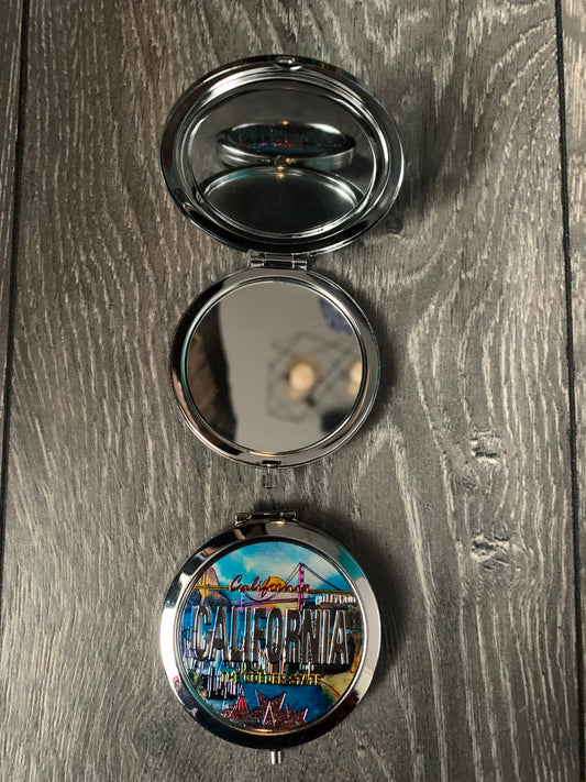 California pocket mirror