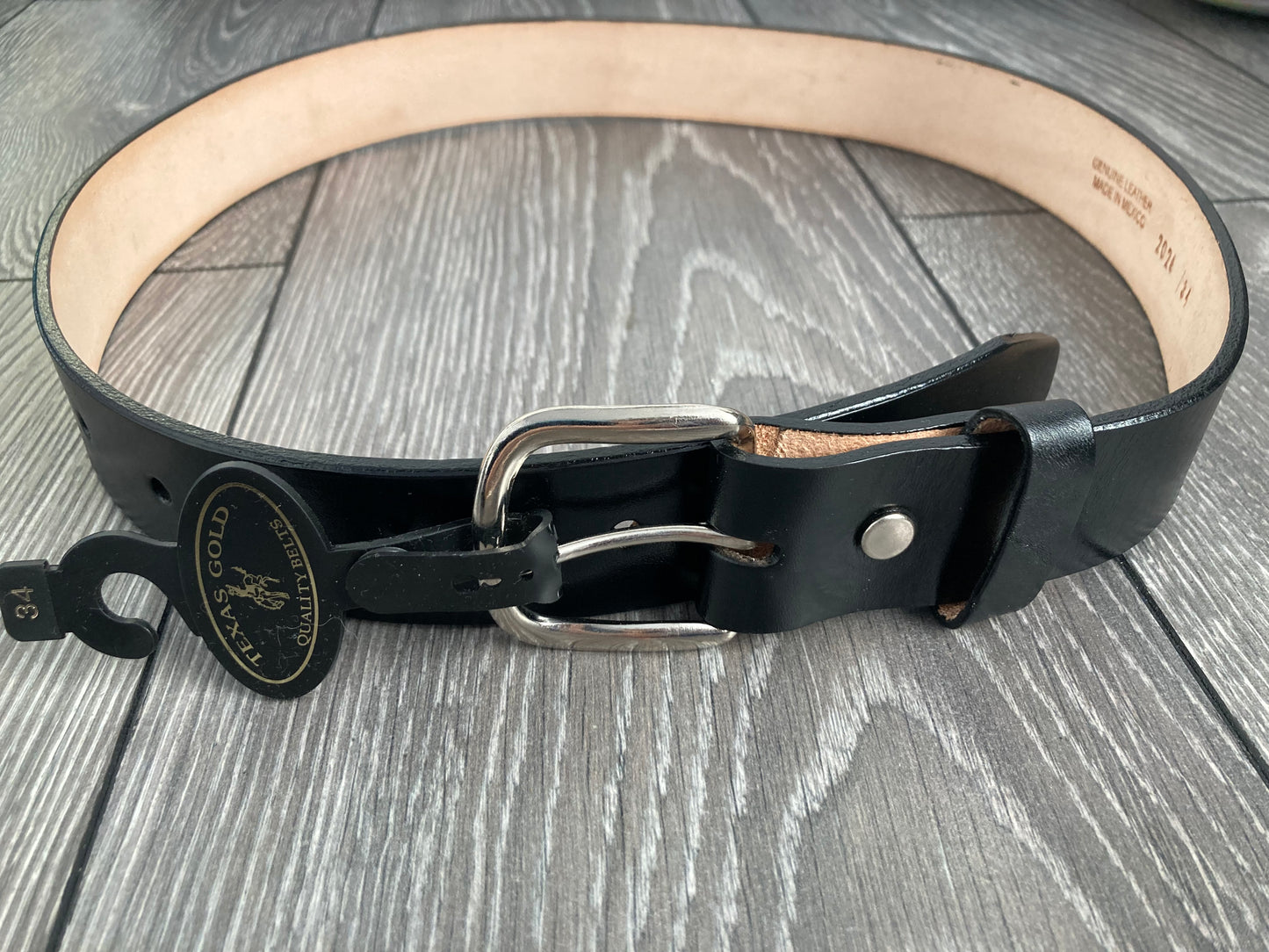 Western Cowboy Dress Genuine Leather Belt-Made in Mexico