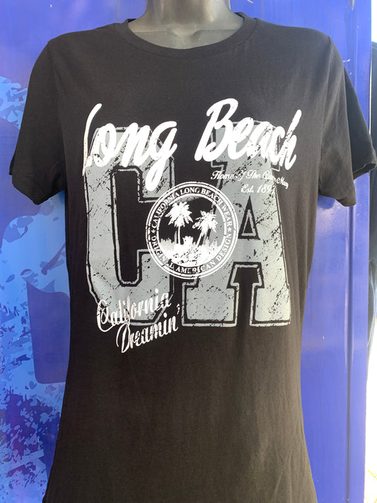 Long Beach Lady’s t-shirt Black