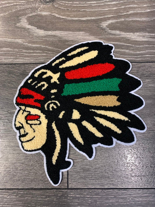 Iron on Patch Indian Head Large