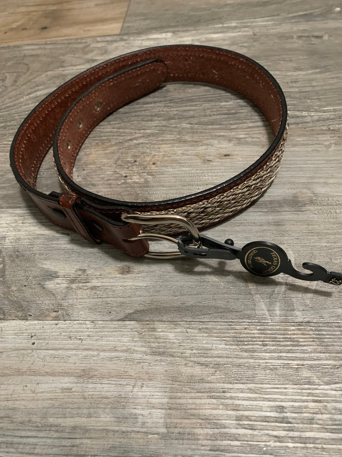 Western Cowboy Genuine Leather Belt-Made in Mexico