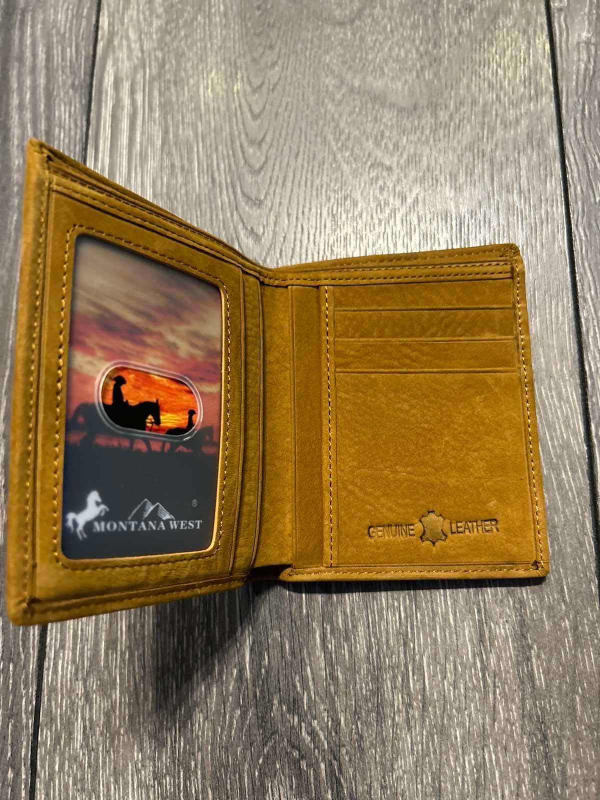 Men’s Western Cowboy Wallet-Genuine leather-Montana West