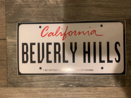 Beverly Hills California Bumper Sticker