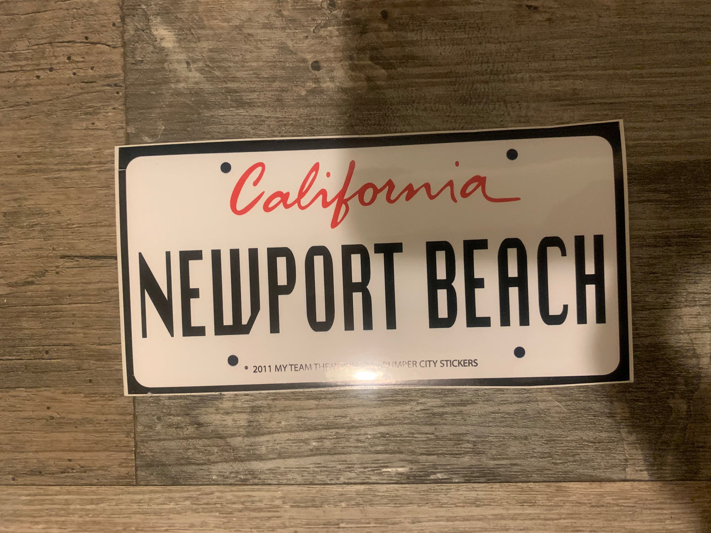 Newport Beach California Bumper Sticker