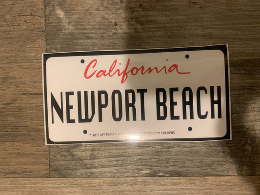 Newport Beach California Bumper Sticker