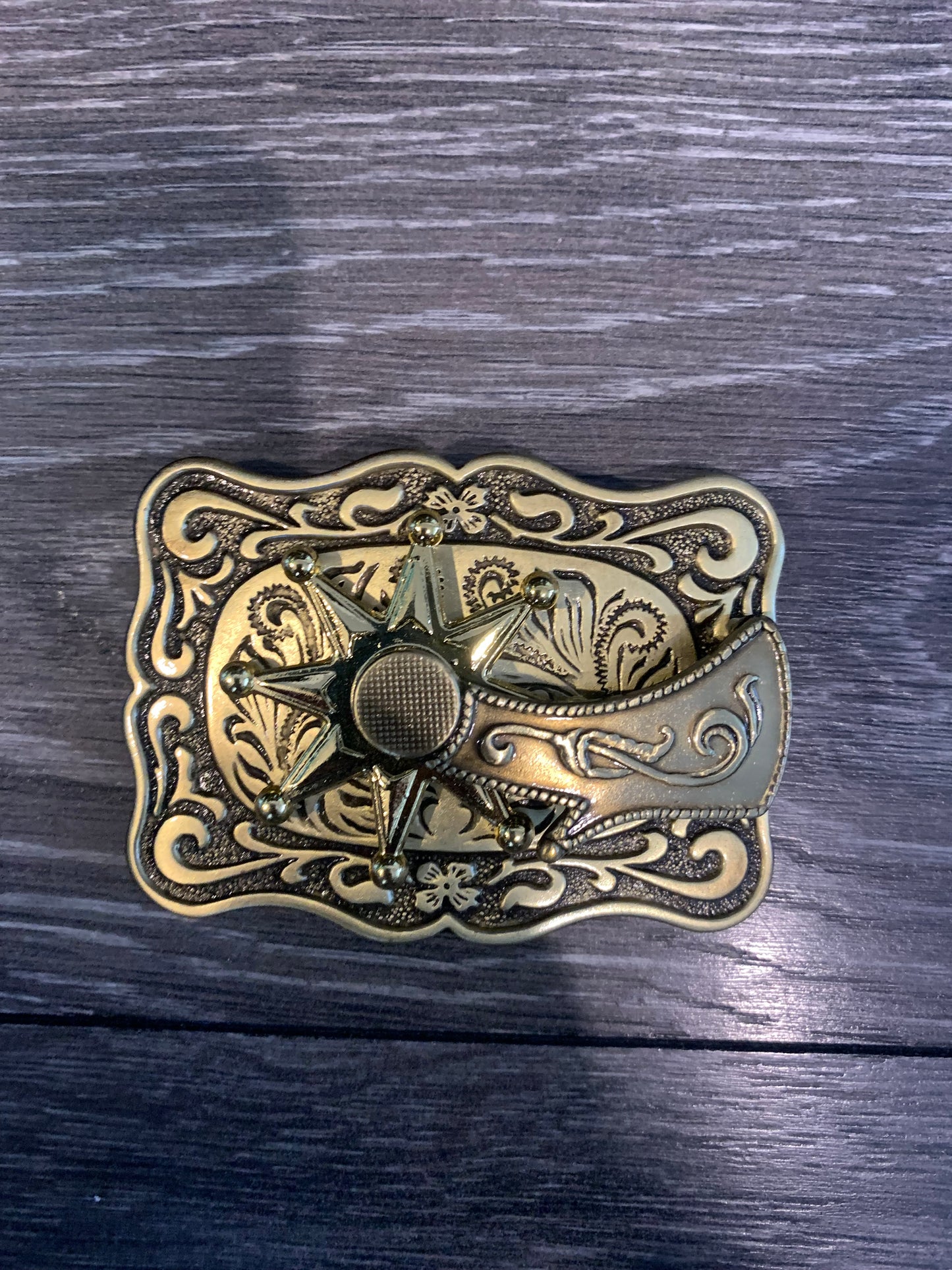 Western Cowboy Belt Buckle Spurs