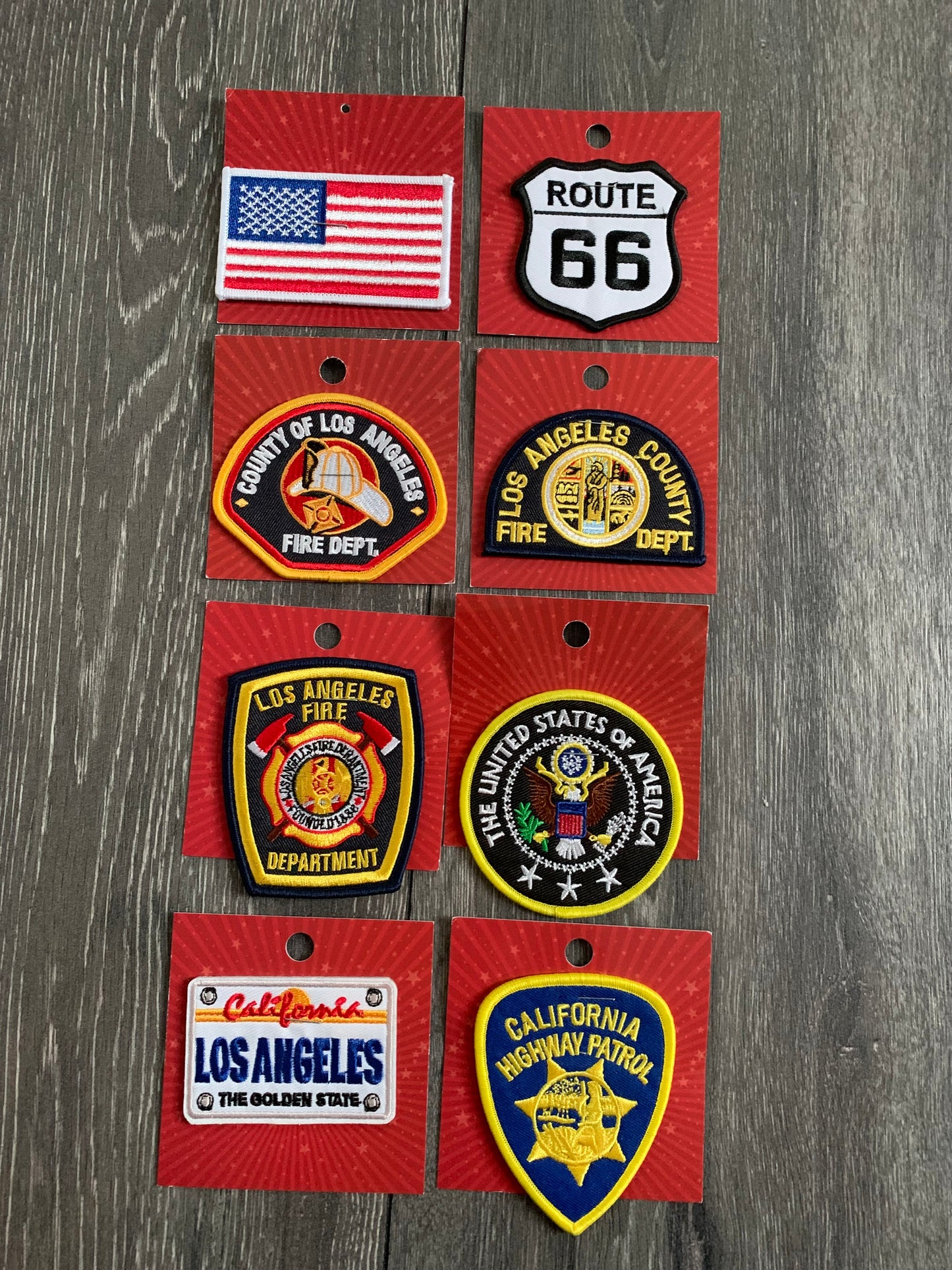 Iron on Patch-Los Angeles County Fire Department