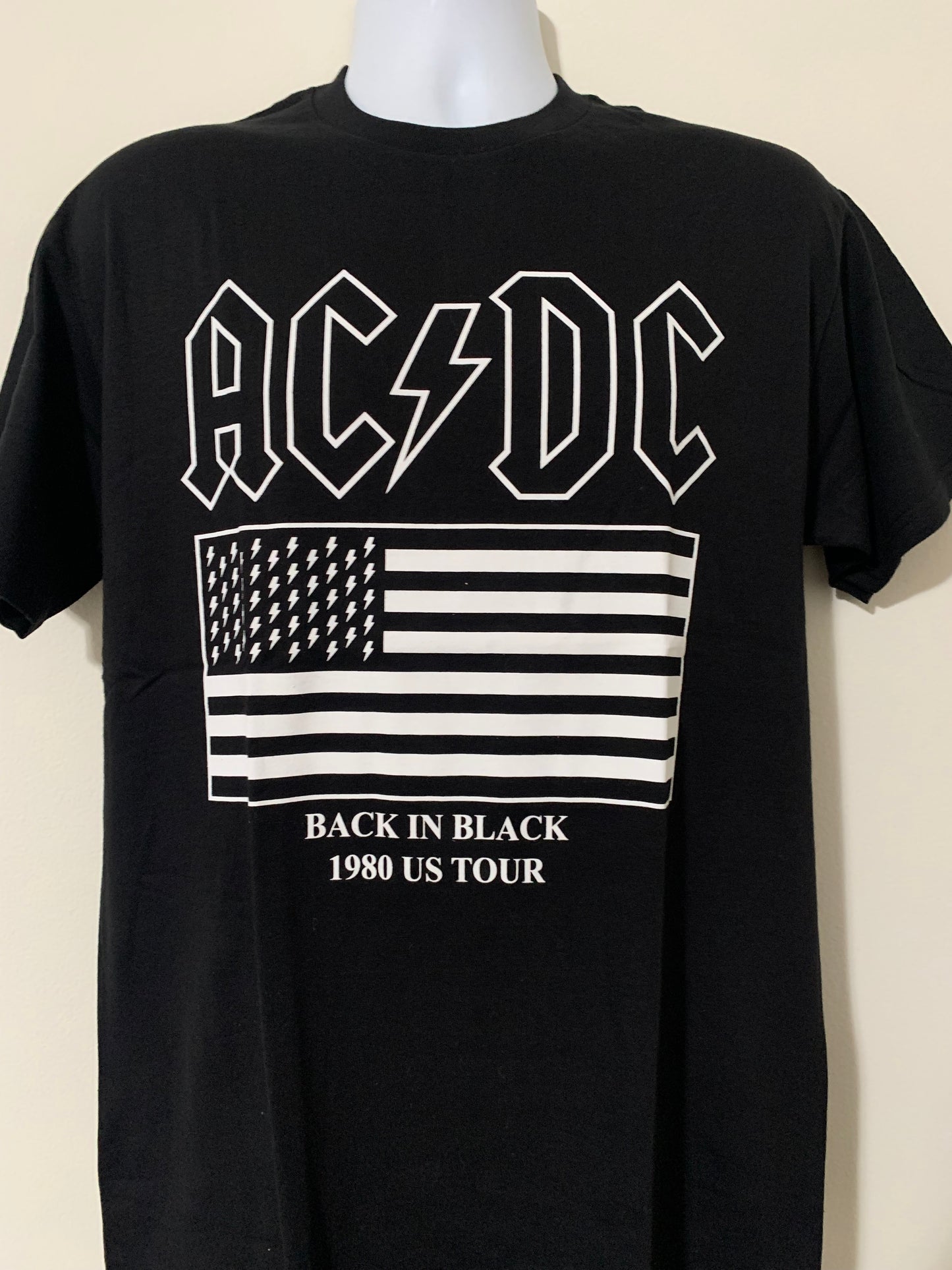AC/DC Back in Black US Tour 1980 t-shirt