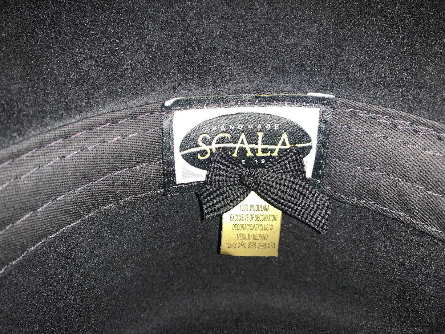 Western Cowboy hat 100%wool by Scala