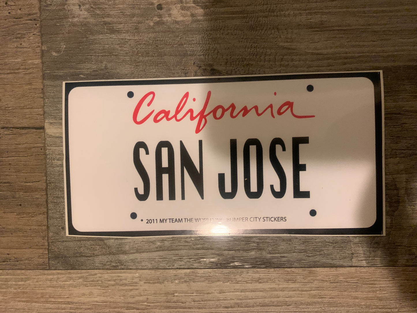 San Jose California Bumper Sticker