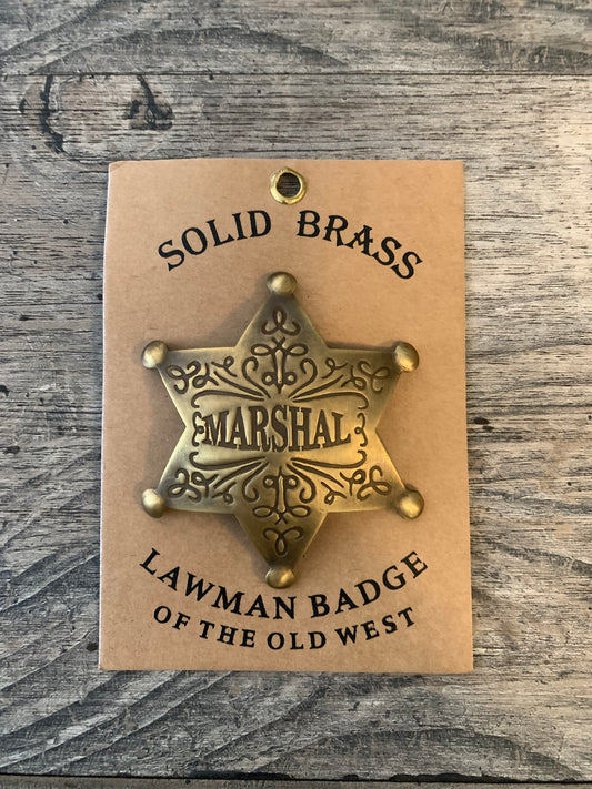 Marshal-Lawman of the West badge