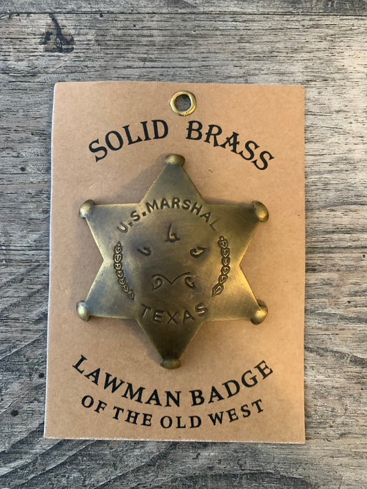 US Marshal Texas-Lawman of the West badge