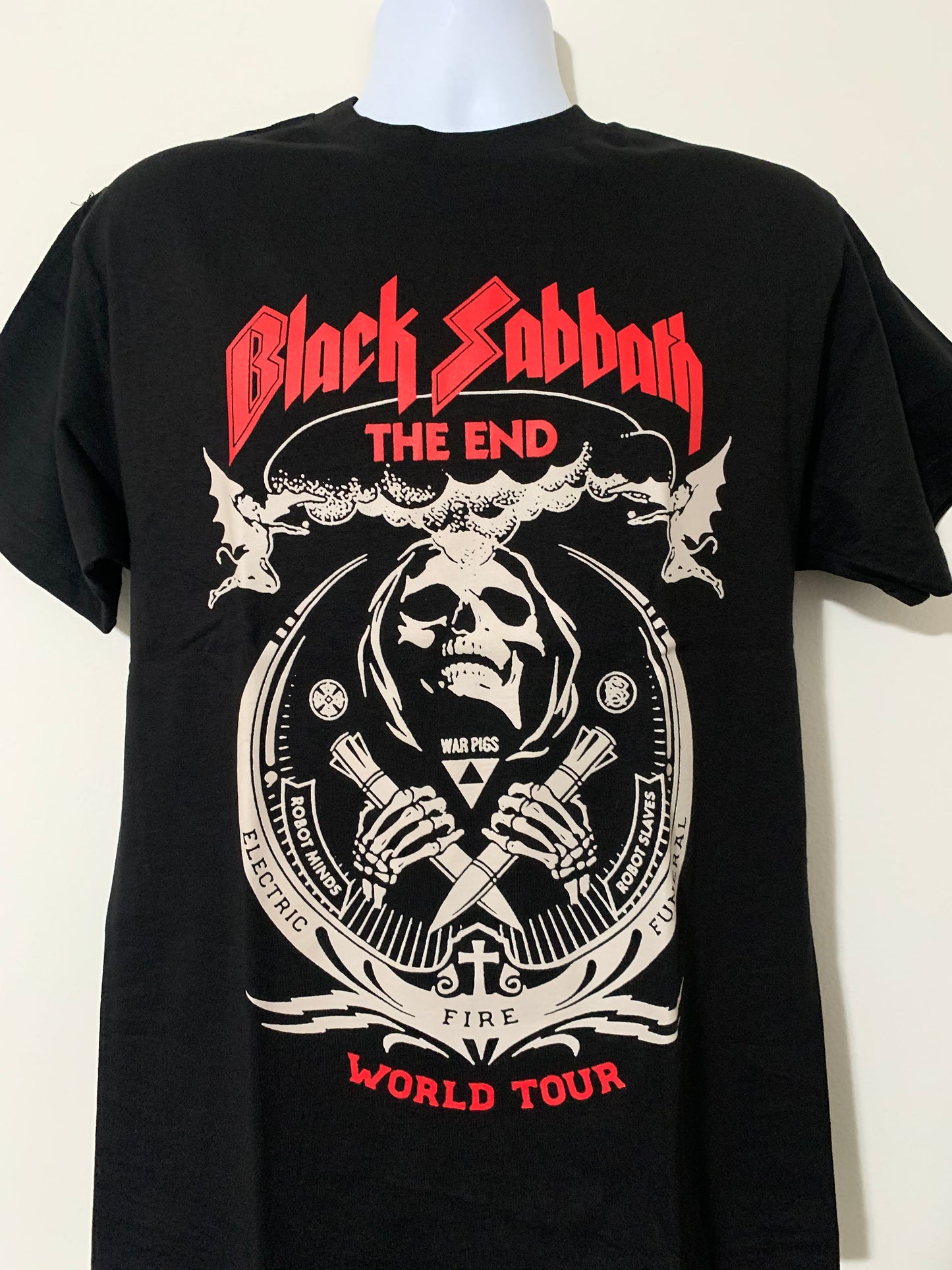 Black Sabbath The End World Tour t-shirt