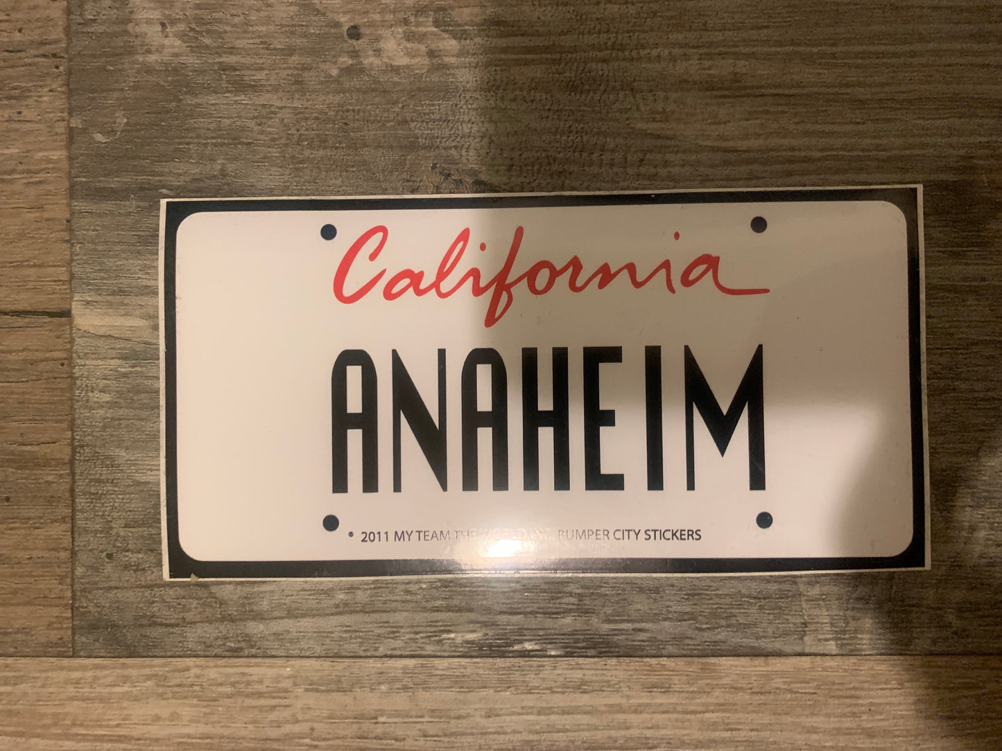 Anaheim California Bumper Sticker