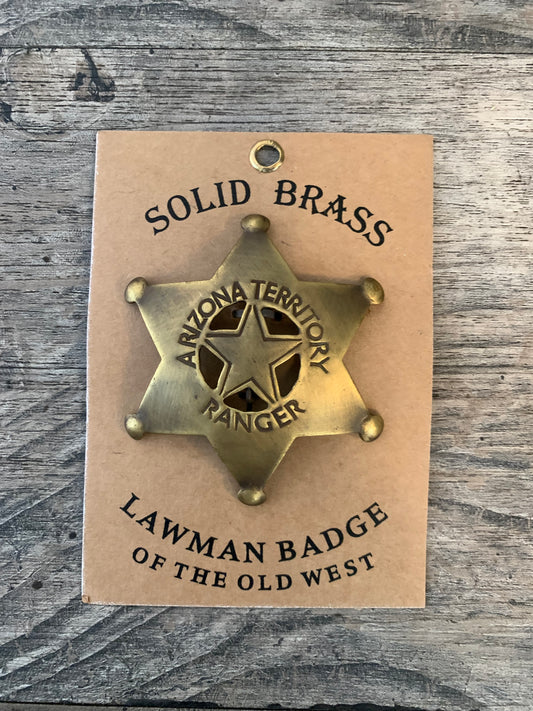 Arizona Territory Ranger-Lawman of the West badge