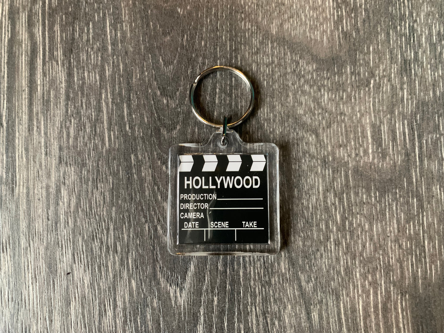 Hollywood Movie clapboard Plastic key-chain