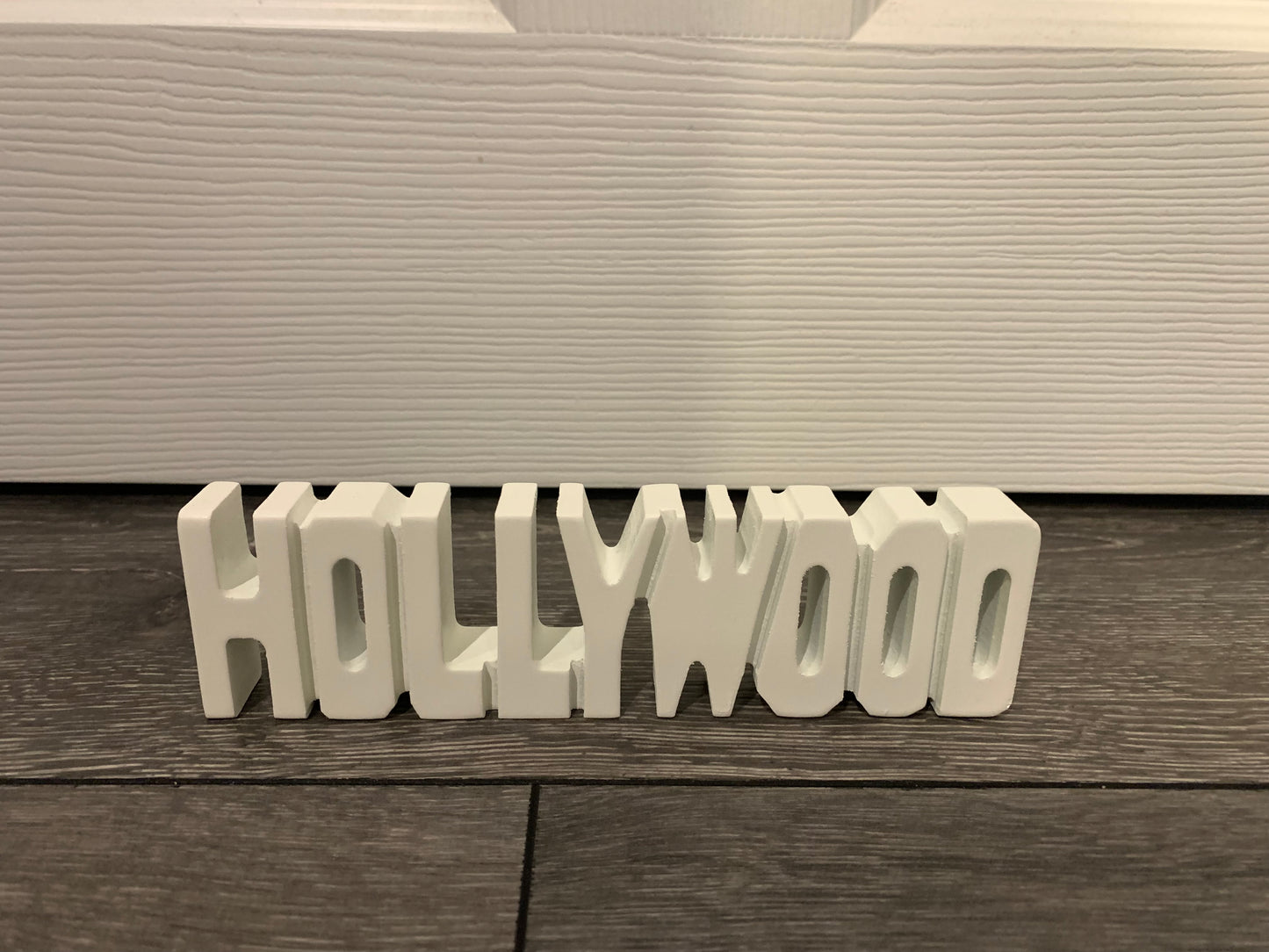 Hollywood sign -wood decor
