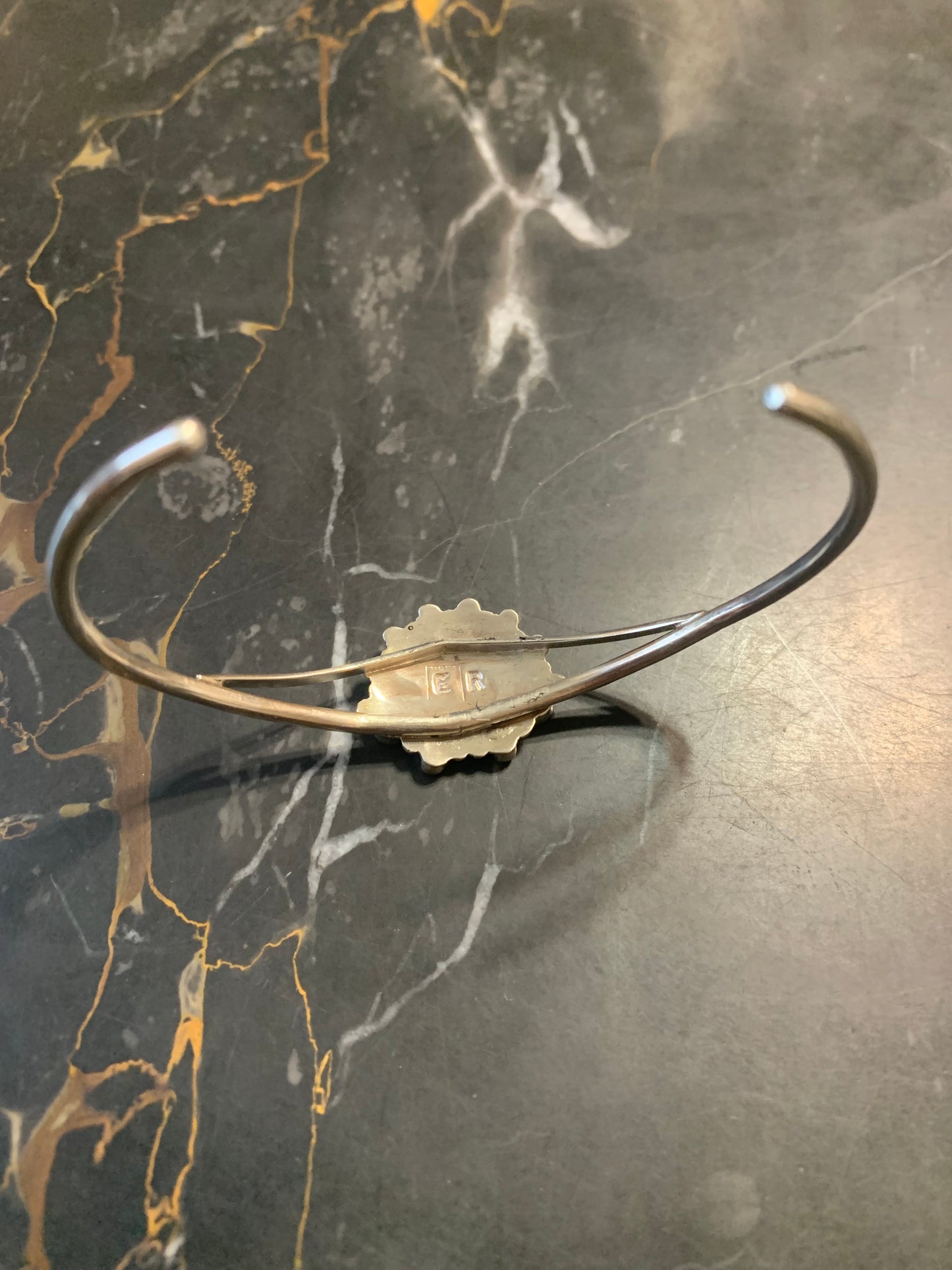 Zuni Bracelet Native American Handmade Jewelry-Signed by Emma Romancito Zuni