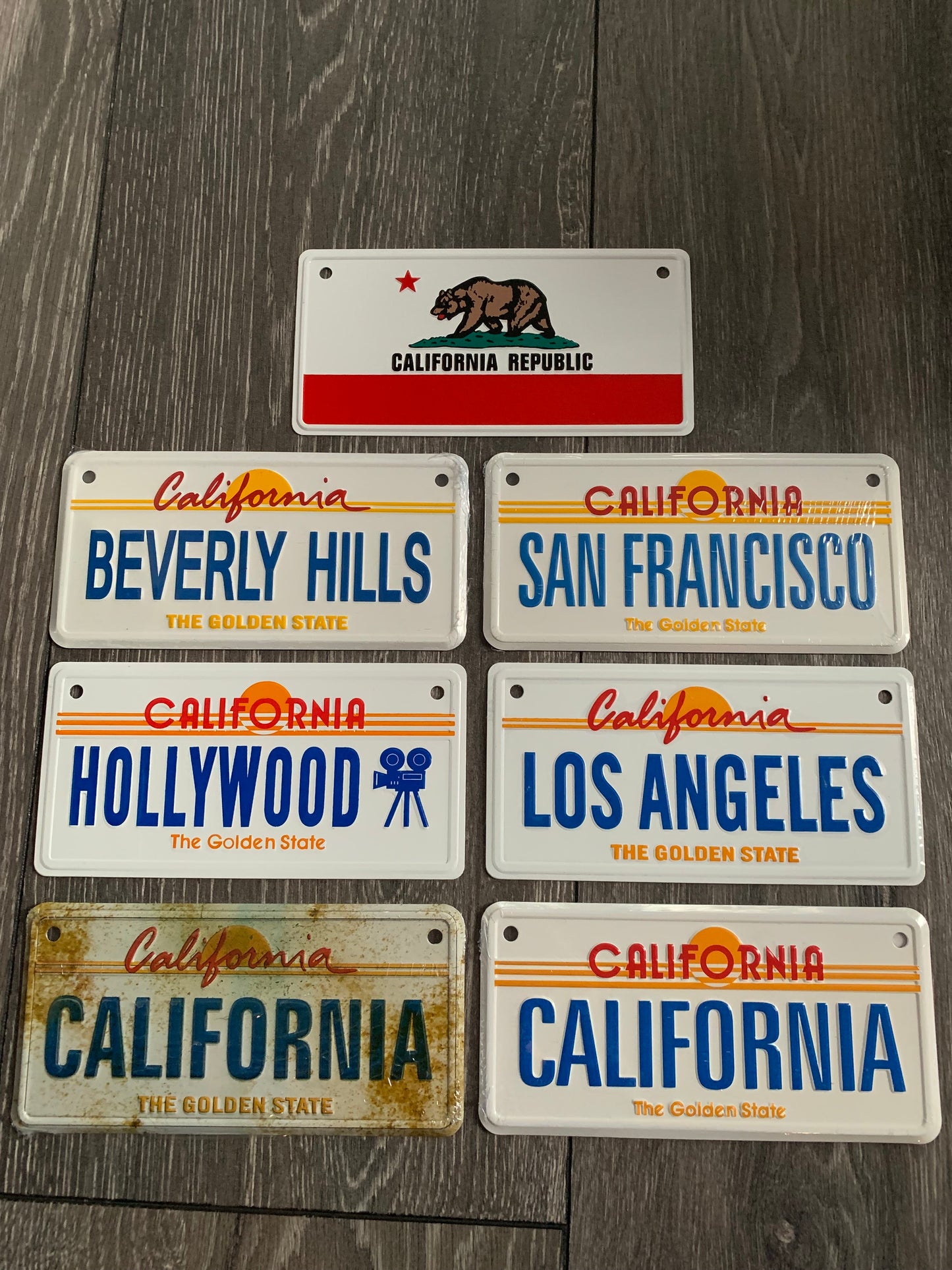 Beverly Hills Bike Aluminum License Plate-small