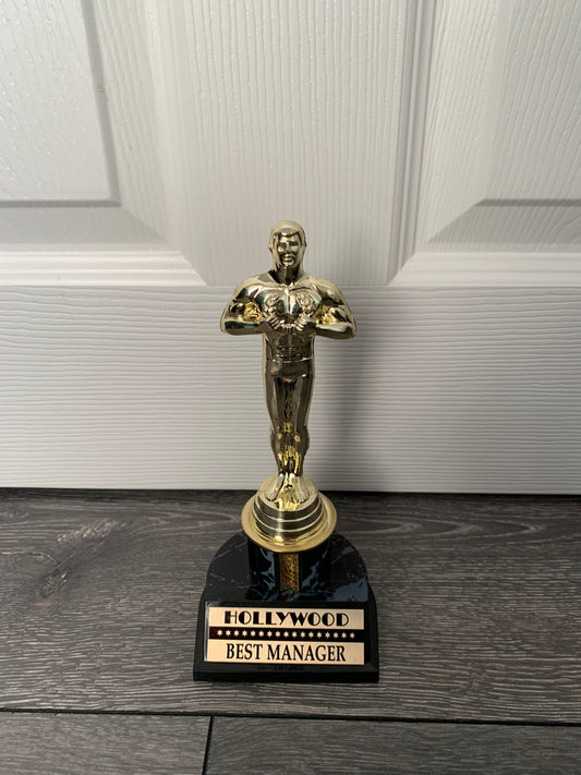 Oscar Hollywood Award Trophy Replica -Best Manager