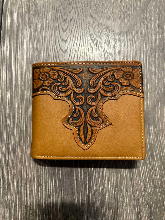 Men’s Western Cowboy Wallet-Genuine leather-Montana West