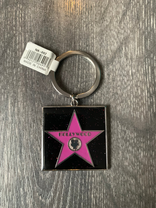 Hollywood Walk of Fame metal key-chain