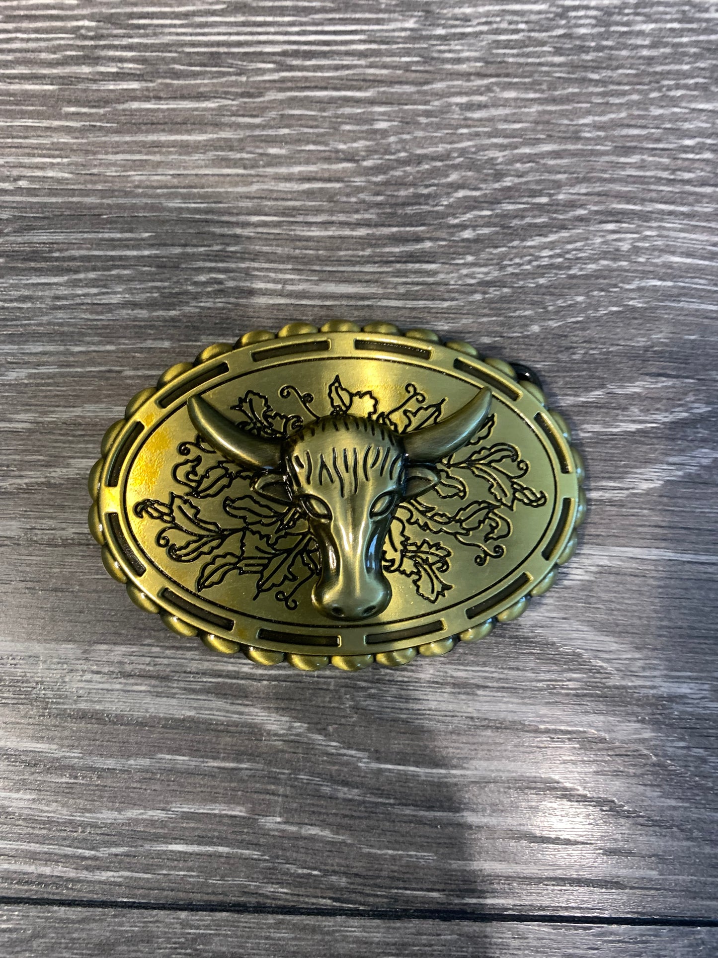 Western Cowboy Belt Buckle Taurus
