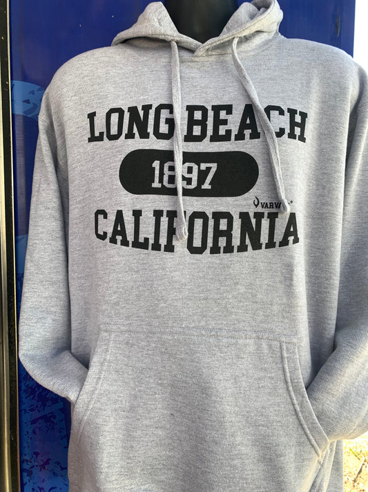 Long Beach 1897 Hoodie Heather Gray