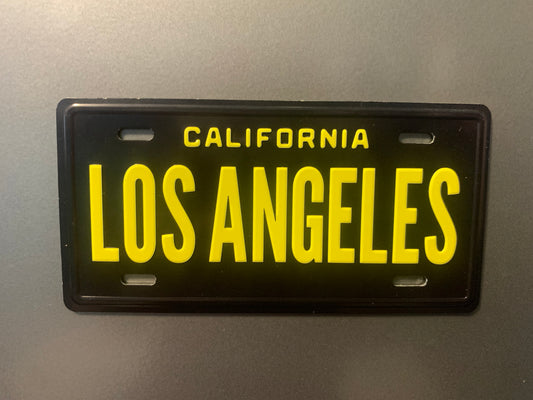 Los Angeles Bike license plate magnet