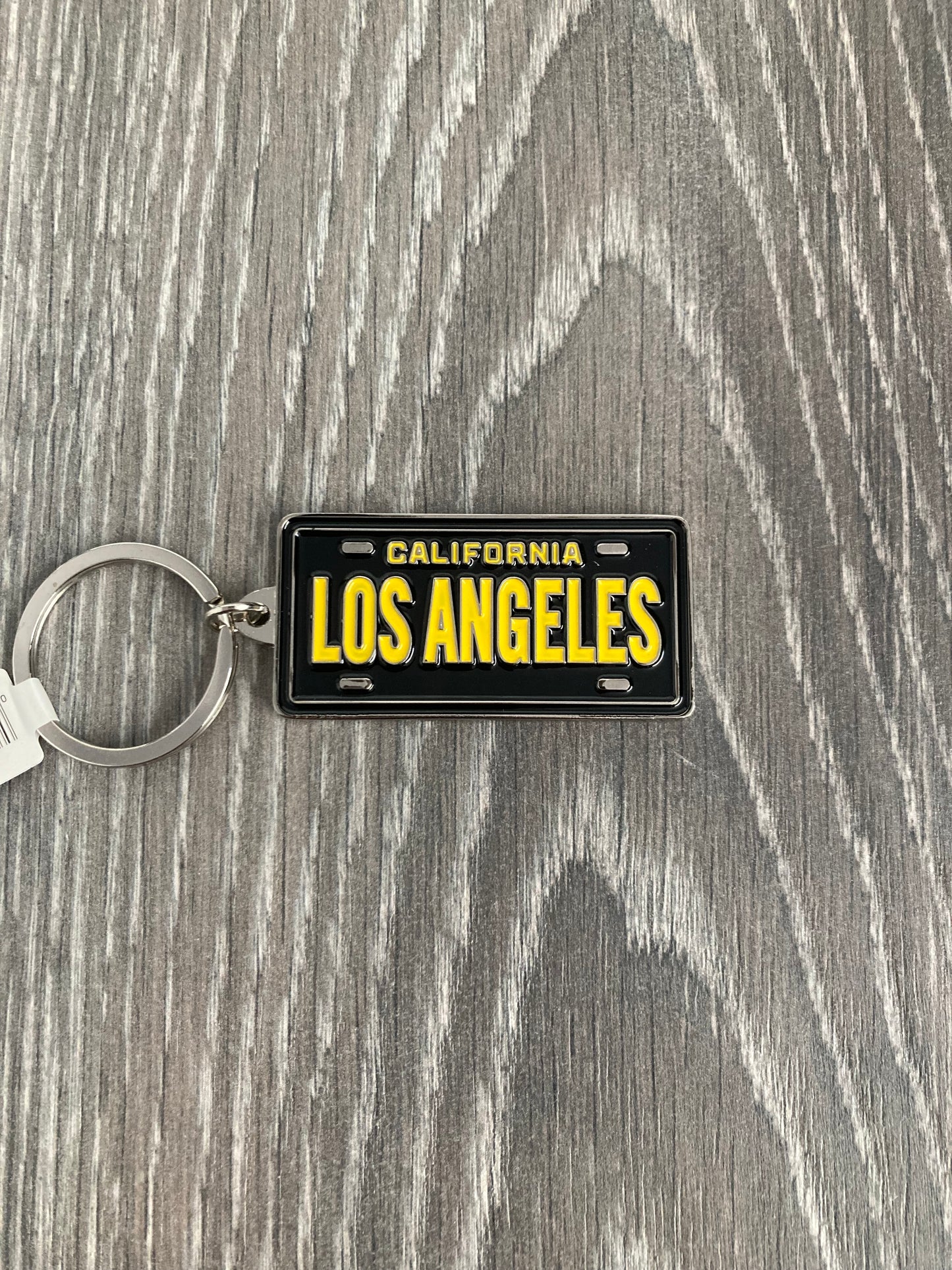 Los Angeles,California Metal Keychain License plate