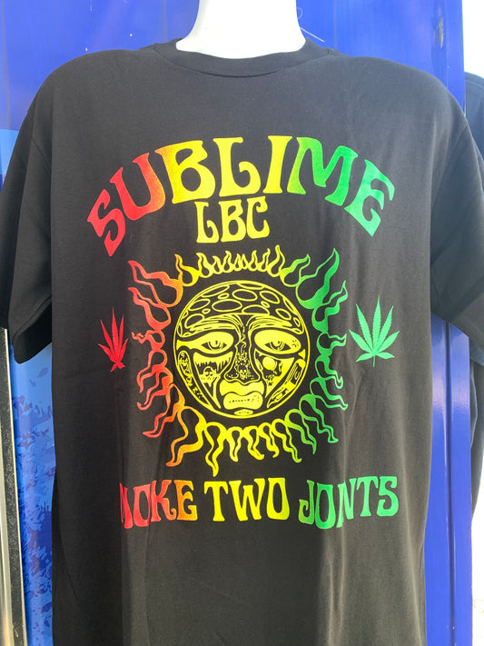 Sublime Long Beach LBC Smoke two Joints t-shirt